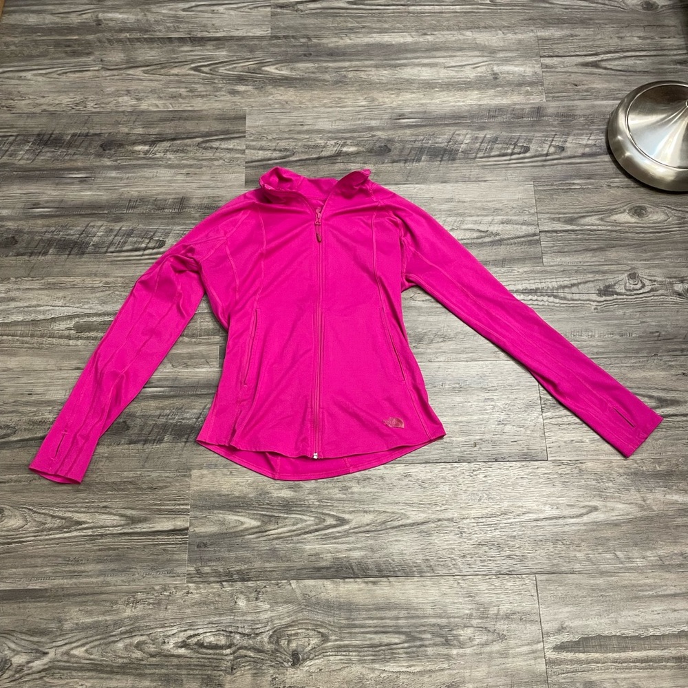 Pink North Face Quarter-zip